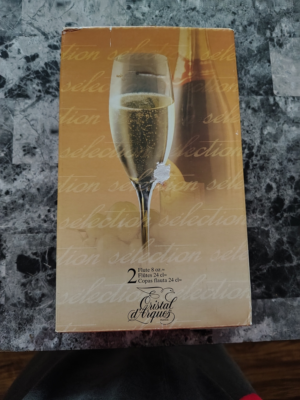 Cristal D'Arques Crystal Champagne Glasses(2)